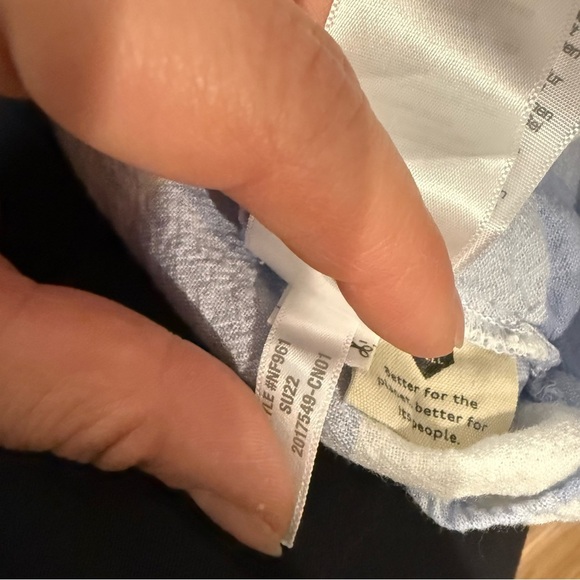 Madewell Linen-Blend Side-Button Midi Skirt in Gingham Check - Picture 9 of 12